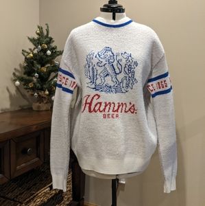 UNIQUE Vintage Hamms Beer Sweater